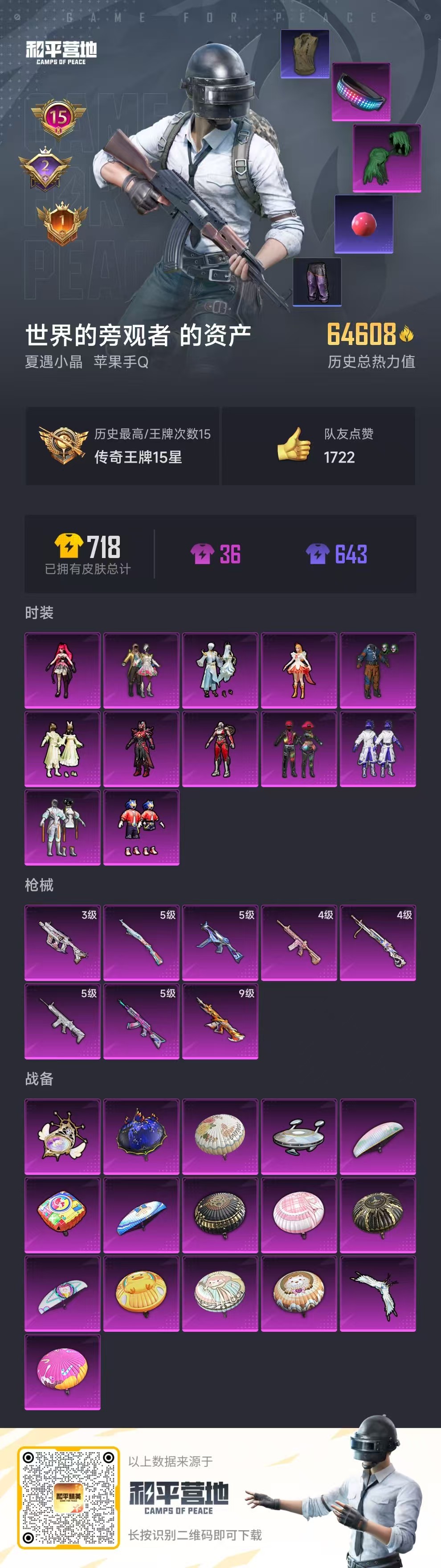 HPSJ3298713和平精英账号详情图4
