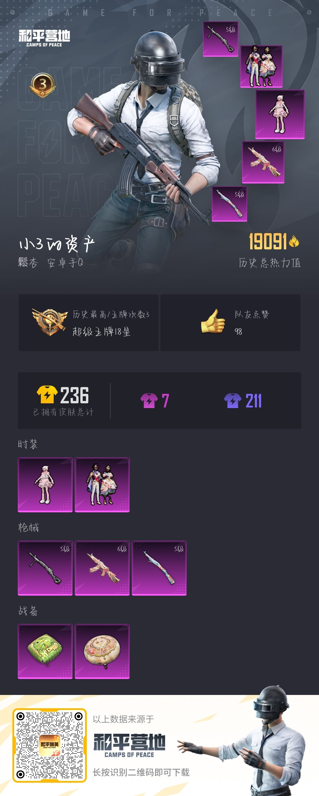 HPSJ3317915和平精英账号详情图4 HPSJ3317915和平精英账号详情图4