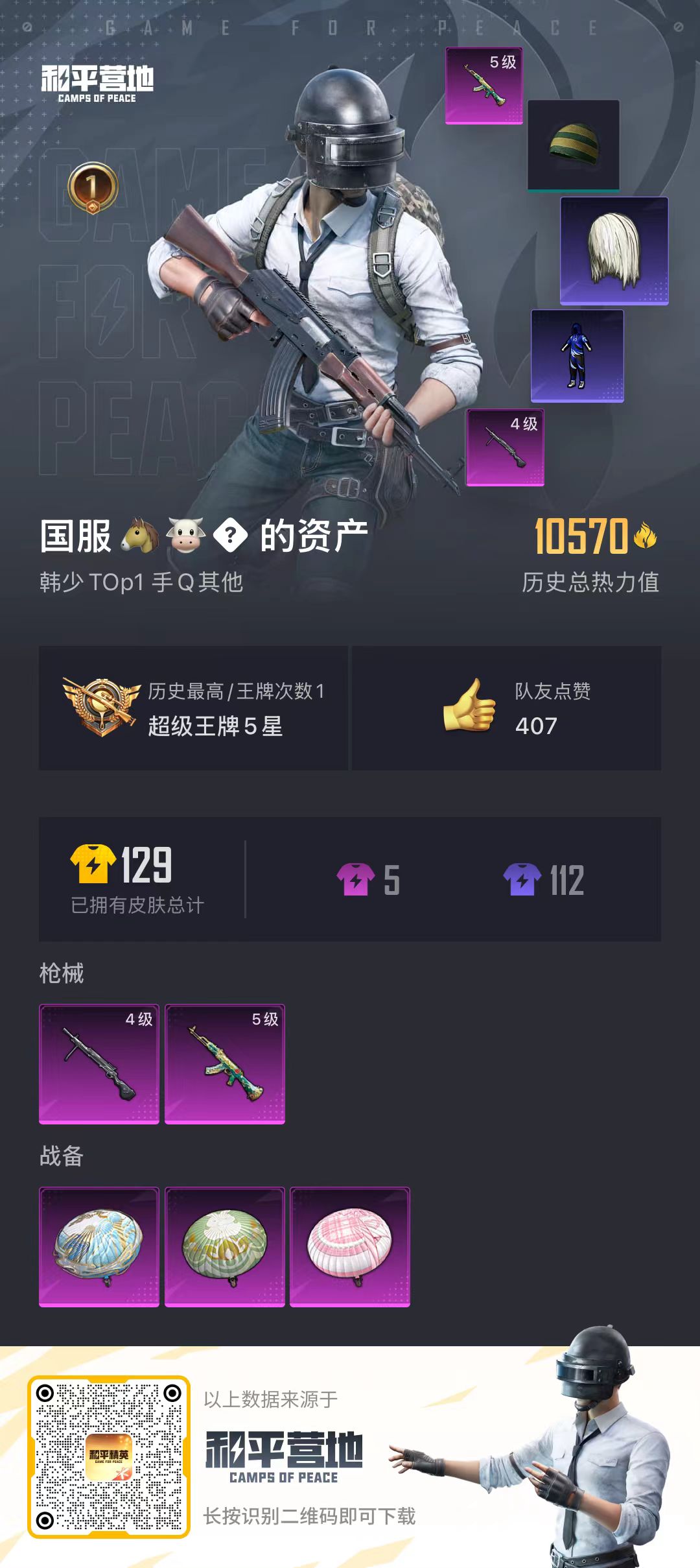HPSJ3318000和平精英账号详情图3 HPSJ3318000和平精英账号详情图3