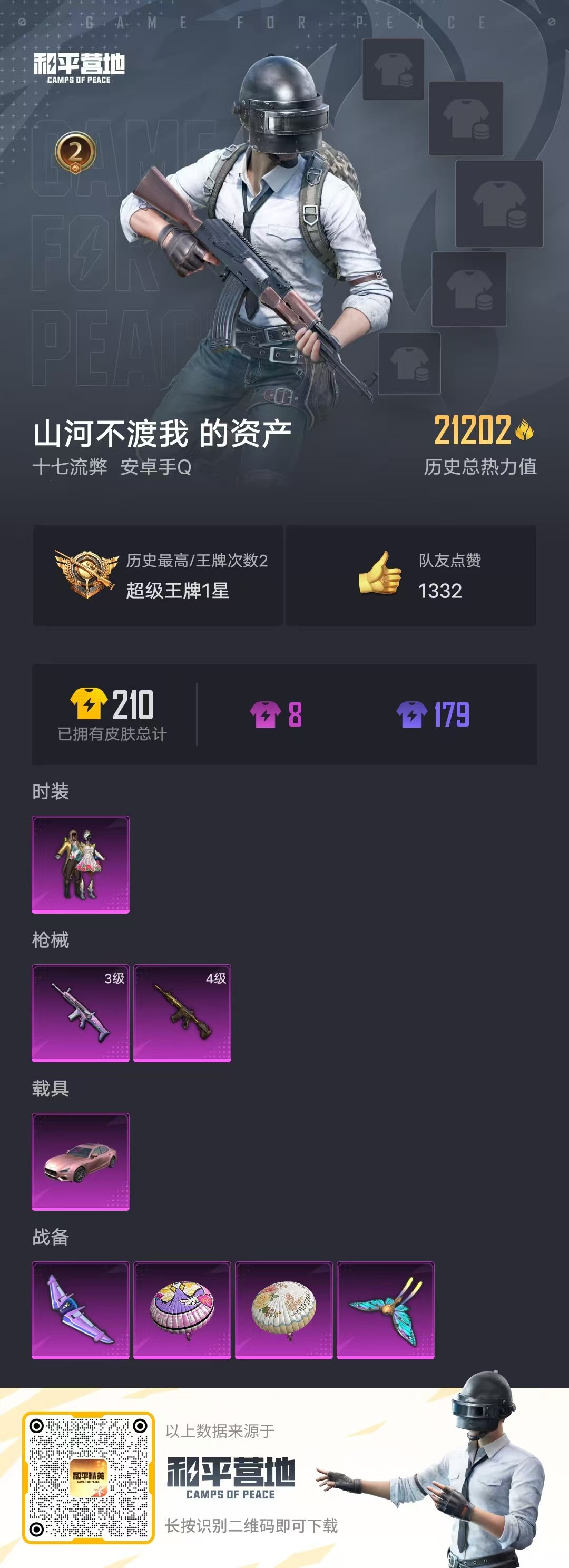 HPSJ3319947和平精英账号详情图3 HPSJ3319947和平精英账号详情图3