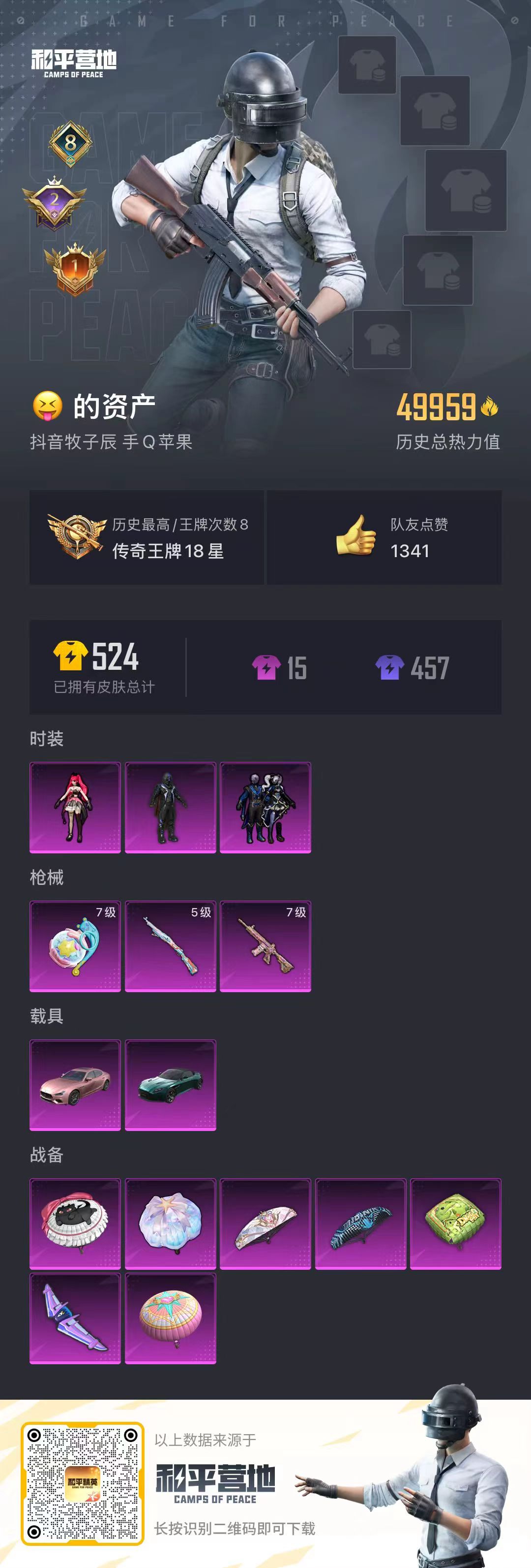 HPSJ3320001和平精英账号详情图3 HPSJ3320001和平精英账号详情图3