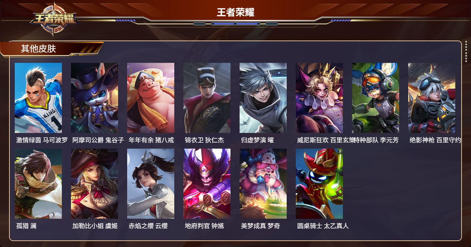 WZMK3264877王者荣耀账号详情图4 WZMK3264877王者荣耀账号详情图4