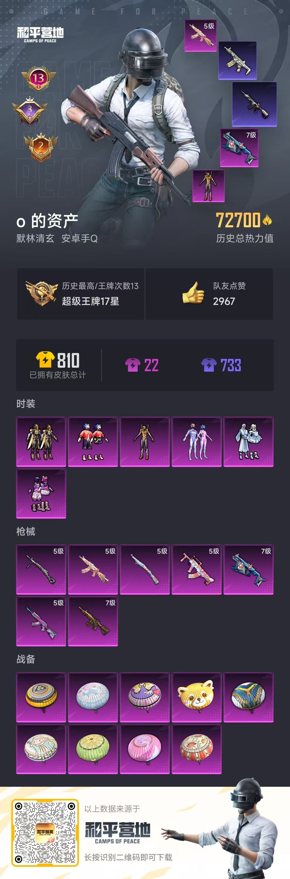 HPSJ3319941和平精英账号详情图9