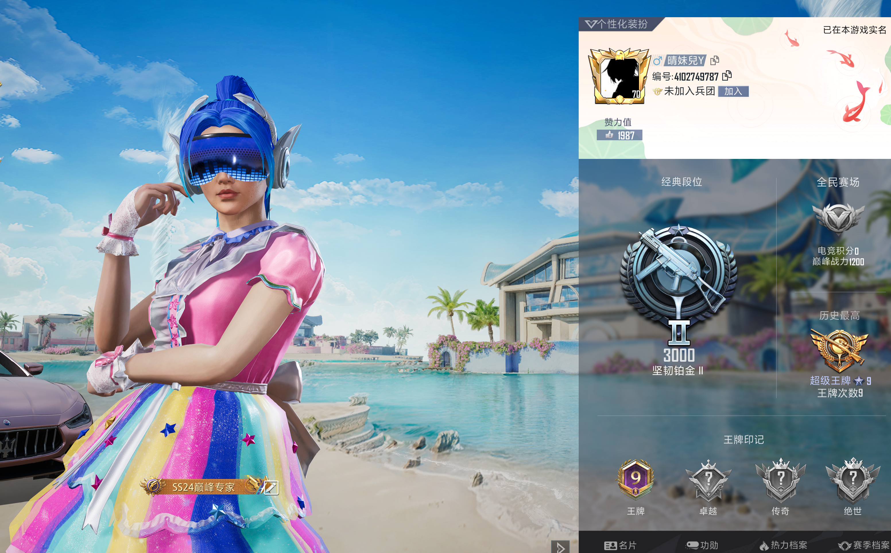 HPCMW3299860和平精英账号详情图2