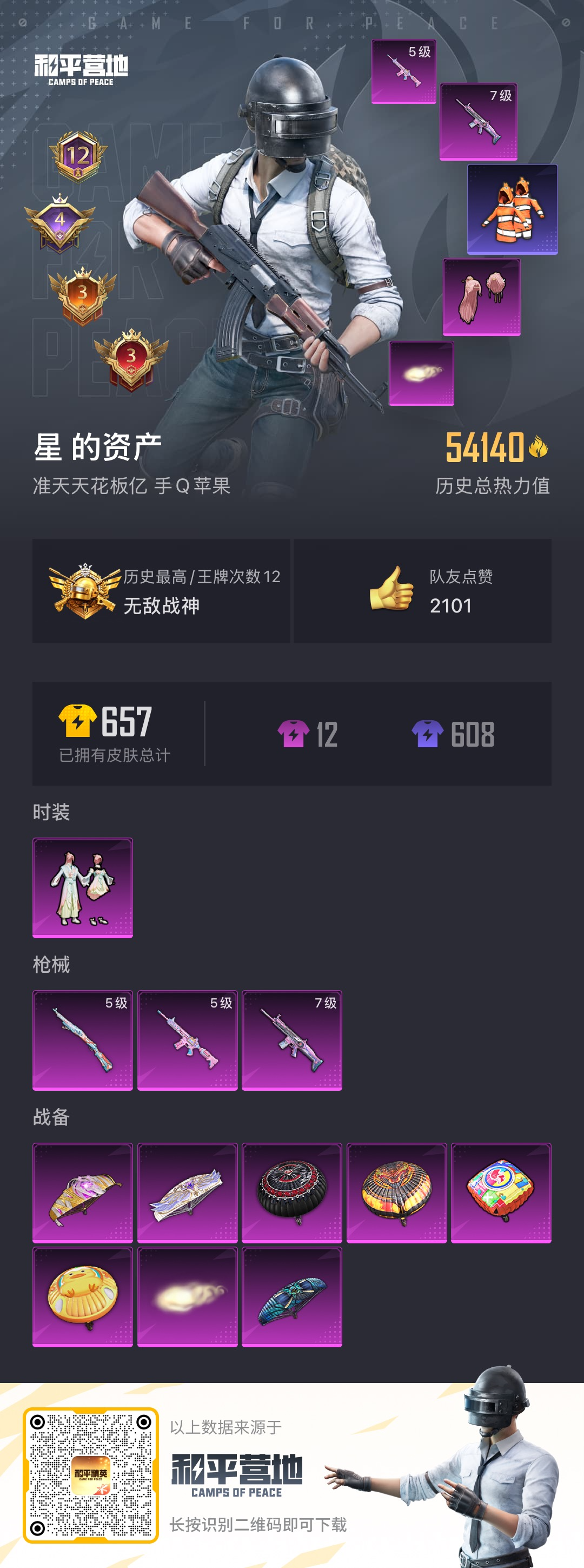 HPSJ3299909和平精英账号详情图4 HPSJ3299909和平精英账号详情图4