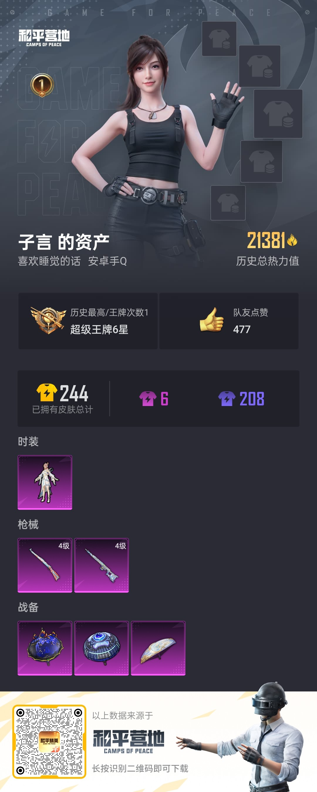 HPSJ3299776和平精英账号详情图4 HPSJ3299776和平精英账号详情图4