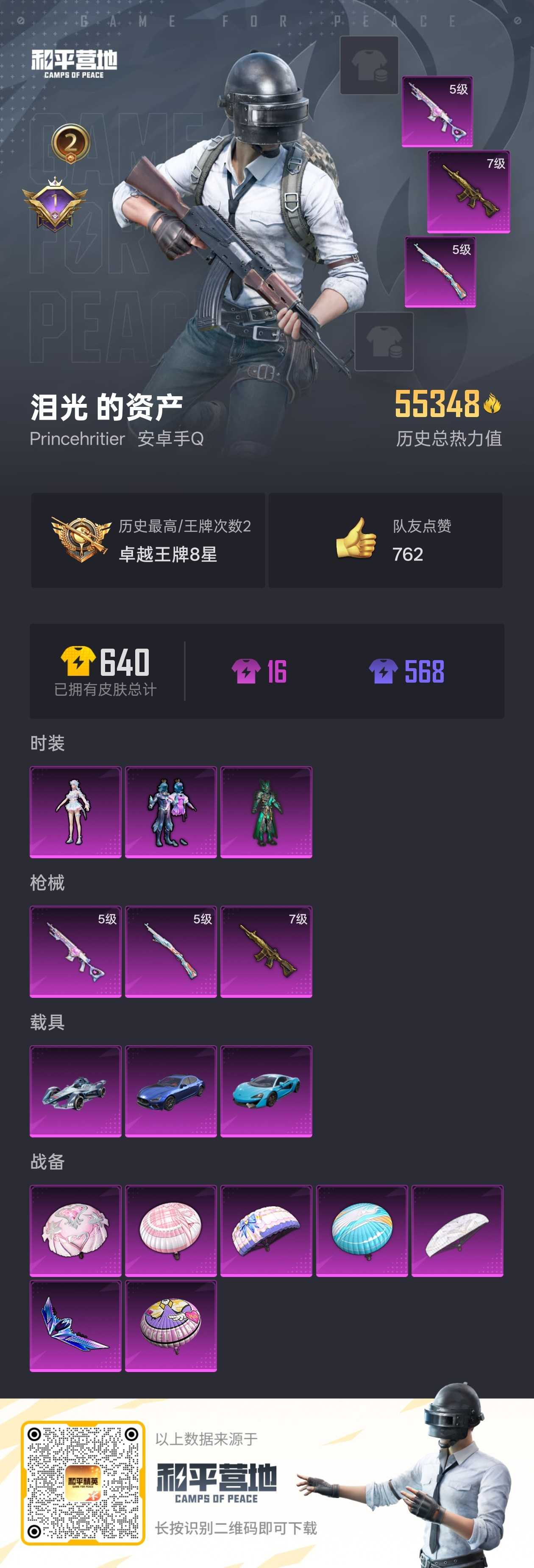 HPSJ3300310和平精英账号详情图4 HPSJ3300310和平精英账号详情图4