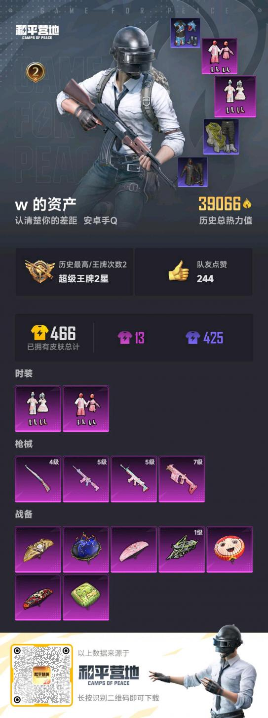 HPSJ3300388和平精英账号详情图4