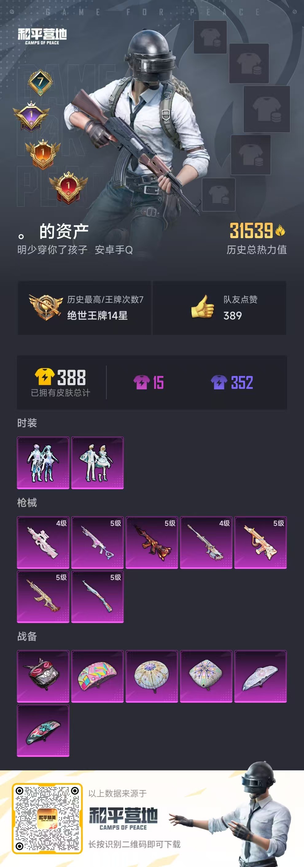 HPSJ3300858和平精英账号详情图3 HPSJ3300858和平精英账号详情图3