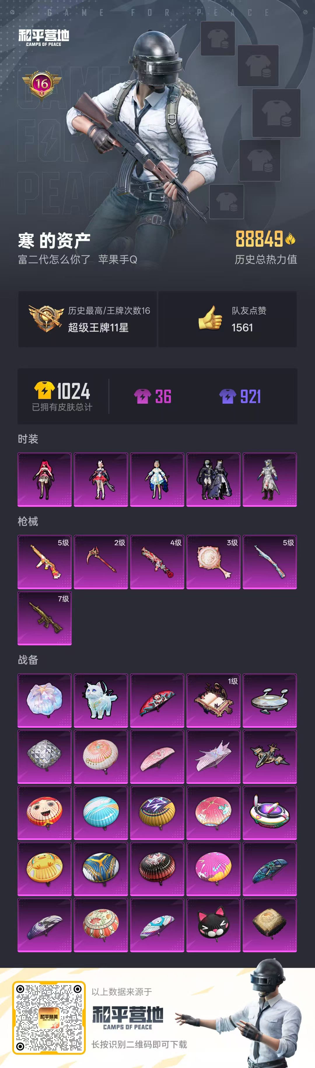 HPSJ3302864和平精英账号详情图4 HPSJ3302864和平精英账号详情图4