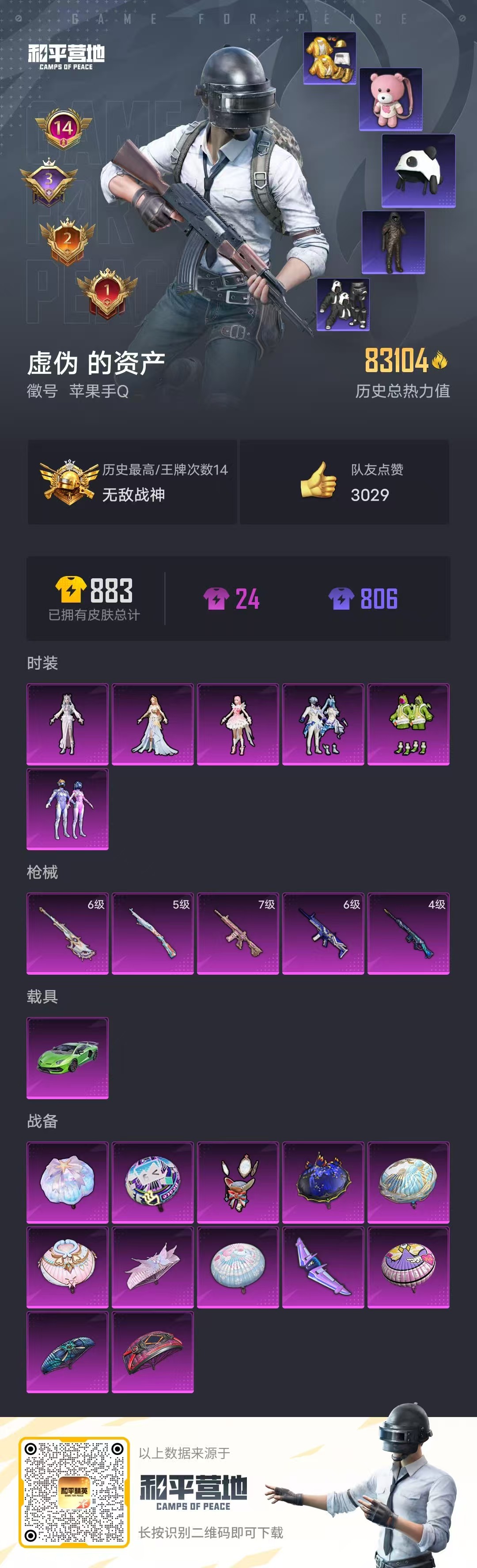 HPSJ3300899和平精英账号详情图3 HPSJ3300899和平精英账号详情图3