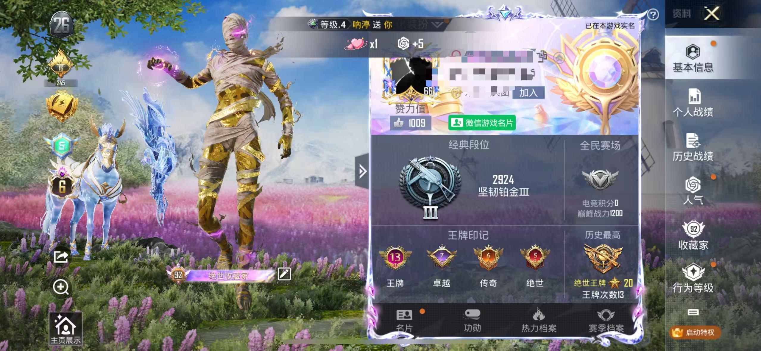HPSJ3300889和平精英账号详情图2