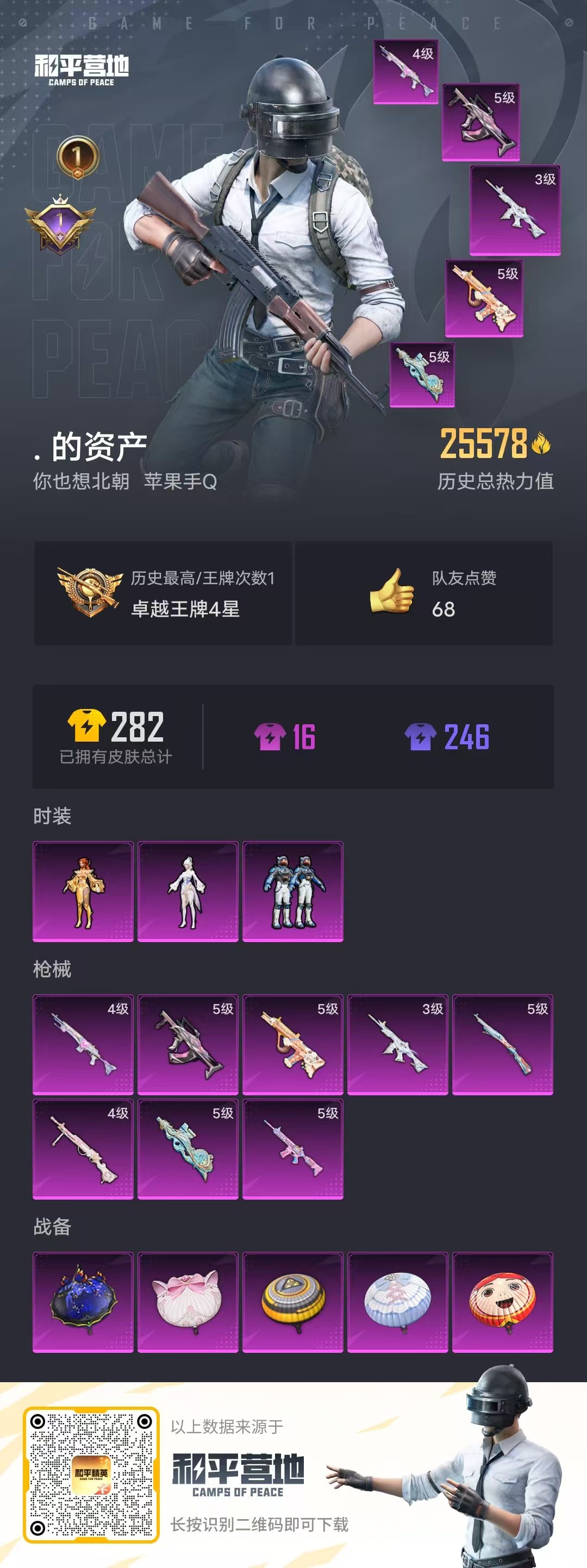 HPSJ3305668和平精英账号详情图3 HPSJ3305668和平精英账号详情图3