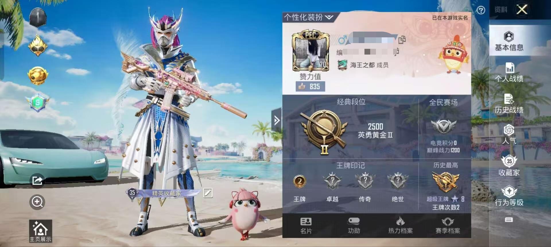 HPSJ3303411和平精英账号详情图2 HPSJ3303411和平精英账号详情图2