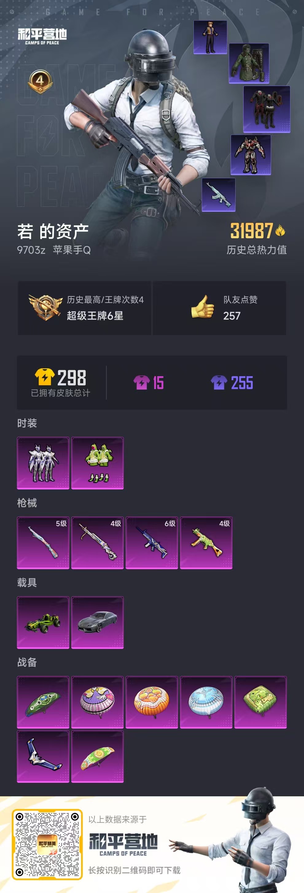 HPSJ3305670和平精英账号详情图3 HPSJ3305670和平精英账号详情图3