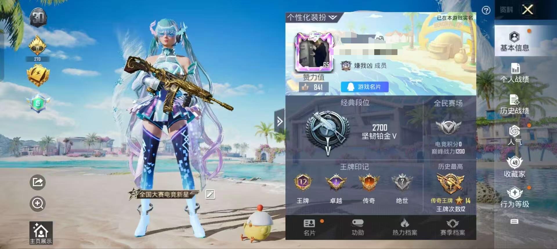 HPSJ3302900和平精英账号详情图2
