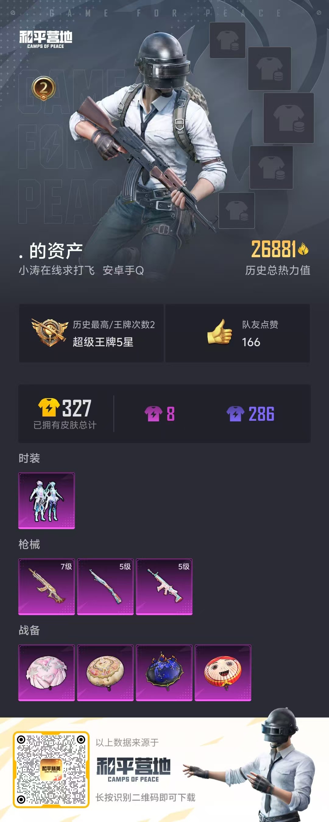 HPSJ3303359和平精英账号详情图3 HPSJ3303359和平精英账号详情图3