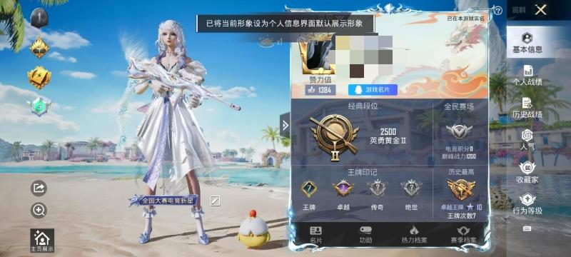 HPSJ3307512和平精英账号详情图2