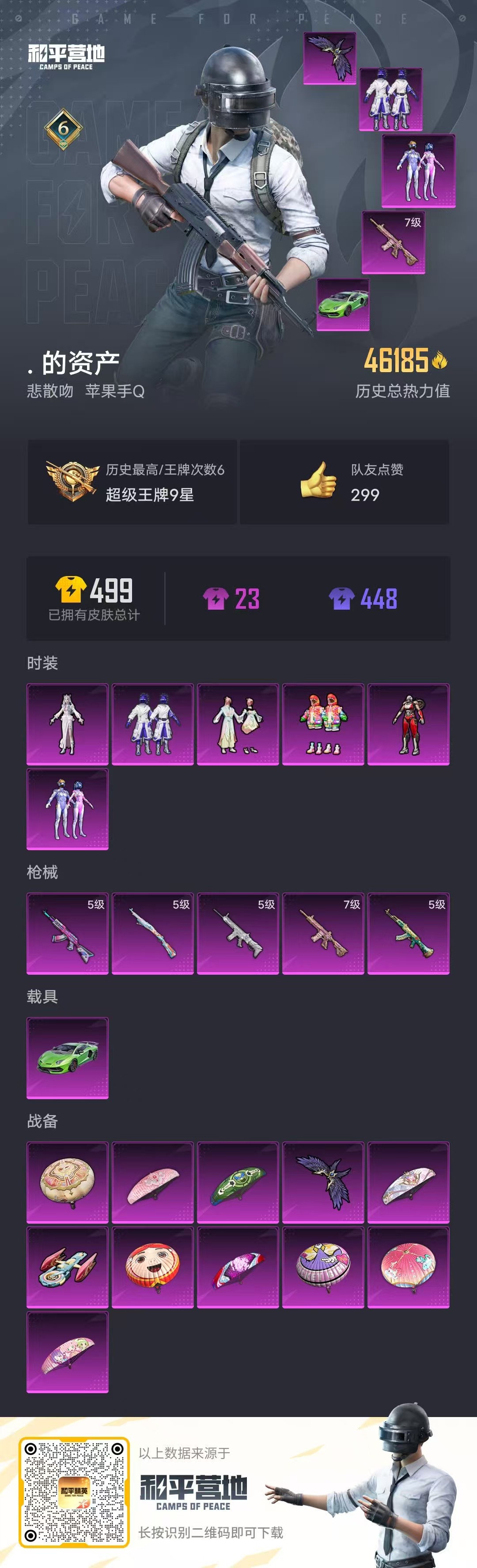 HPSJ3302787和平精英账号详情图3 HPSJ3302787和平精英账号详情图3