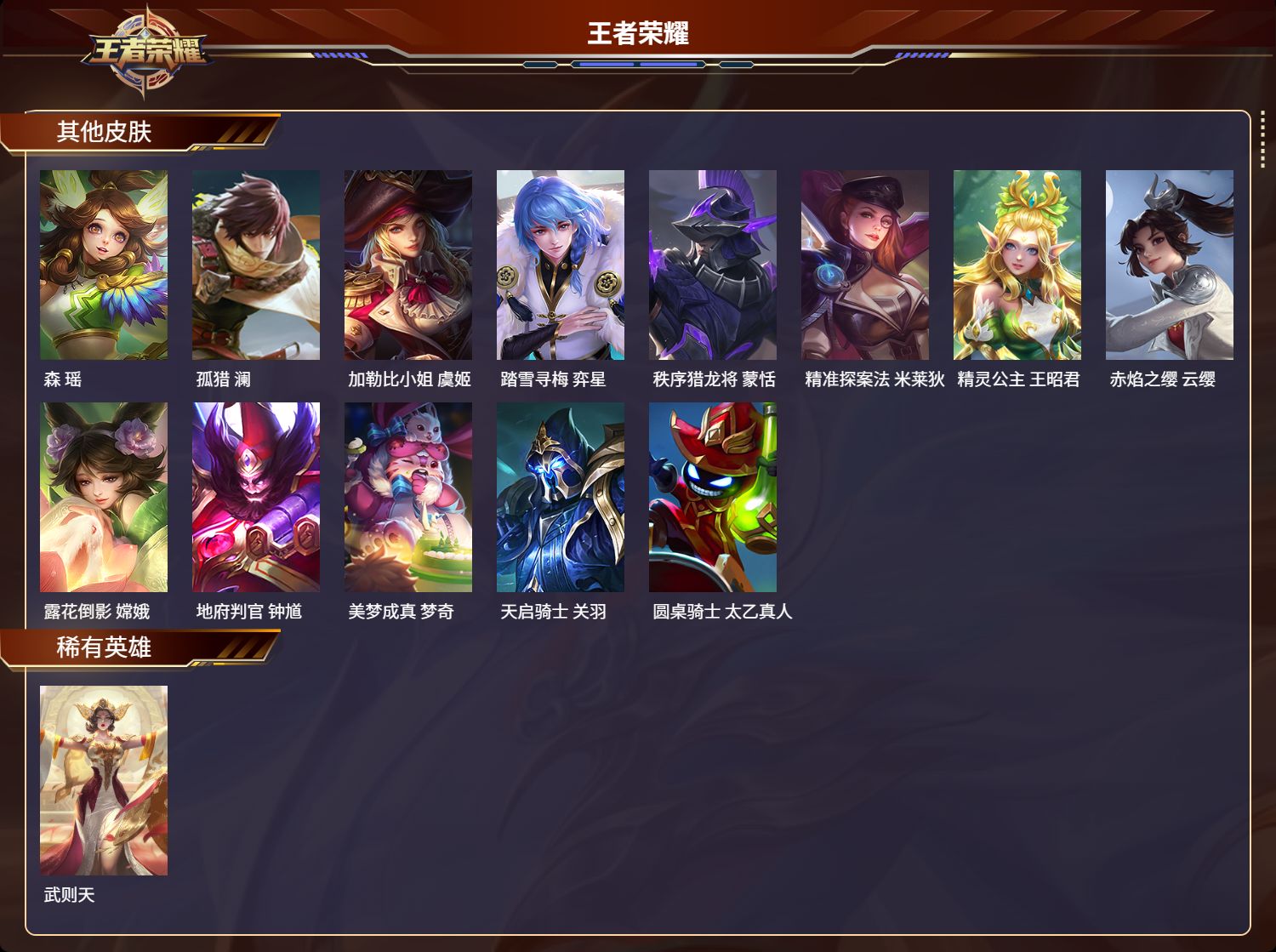 WZMK3227400王者荣耀账号详情图7