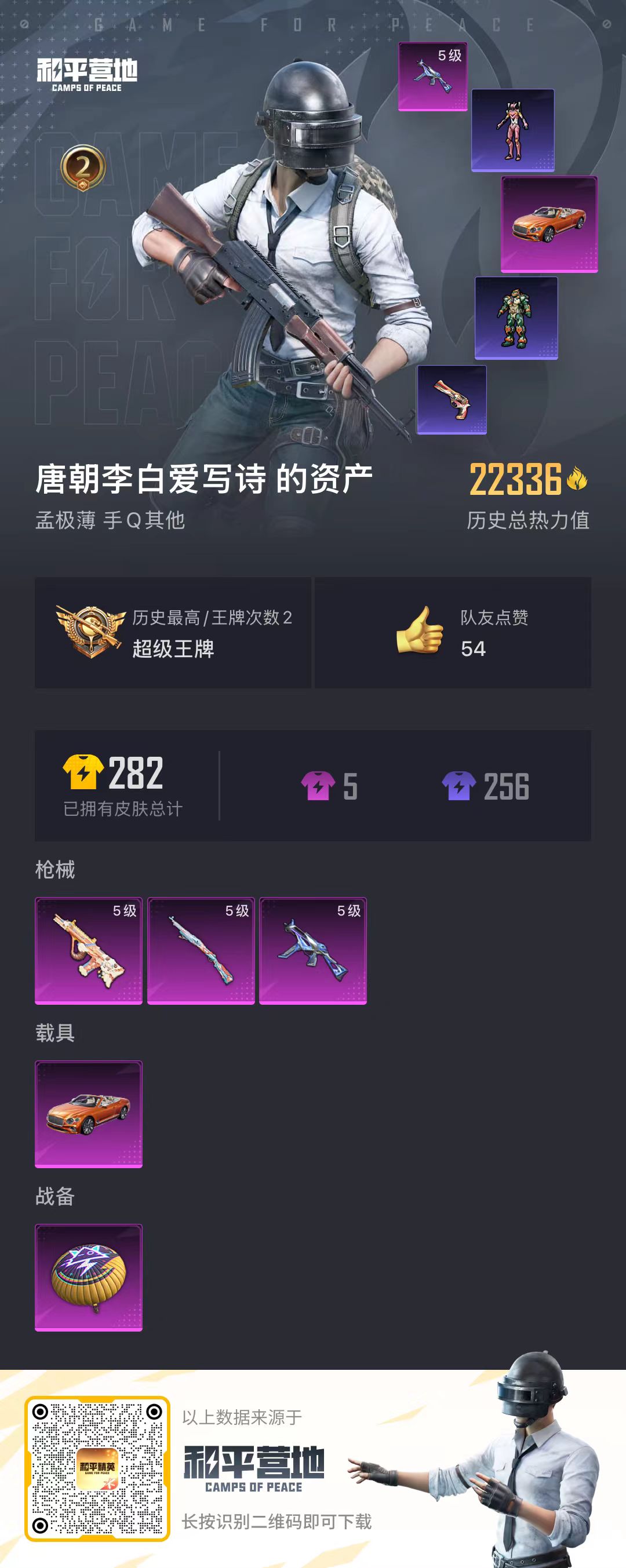 HPSJ3303510和平精英账号详情图3 HPSJ3303510和平精英账号详情图3