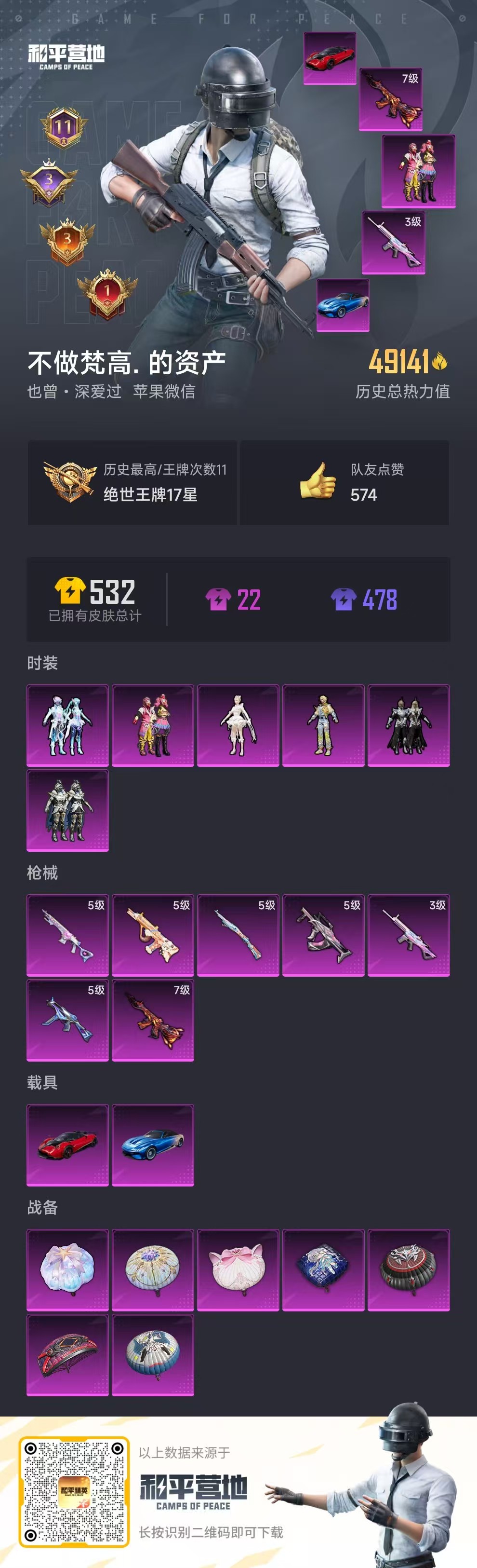 HPSJ3316618和平精英账号详情图3 HPSJ3316618和平精英账号详情图3