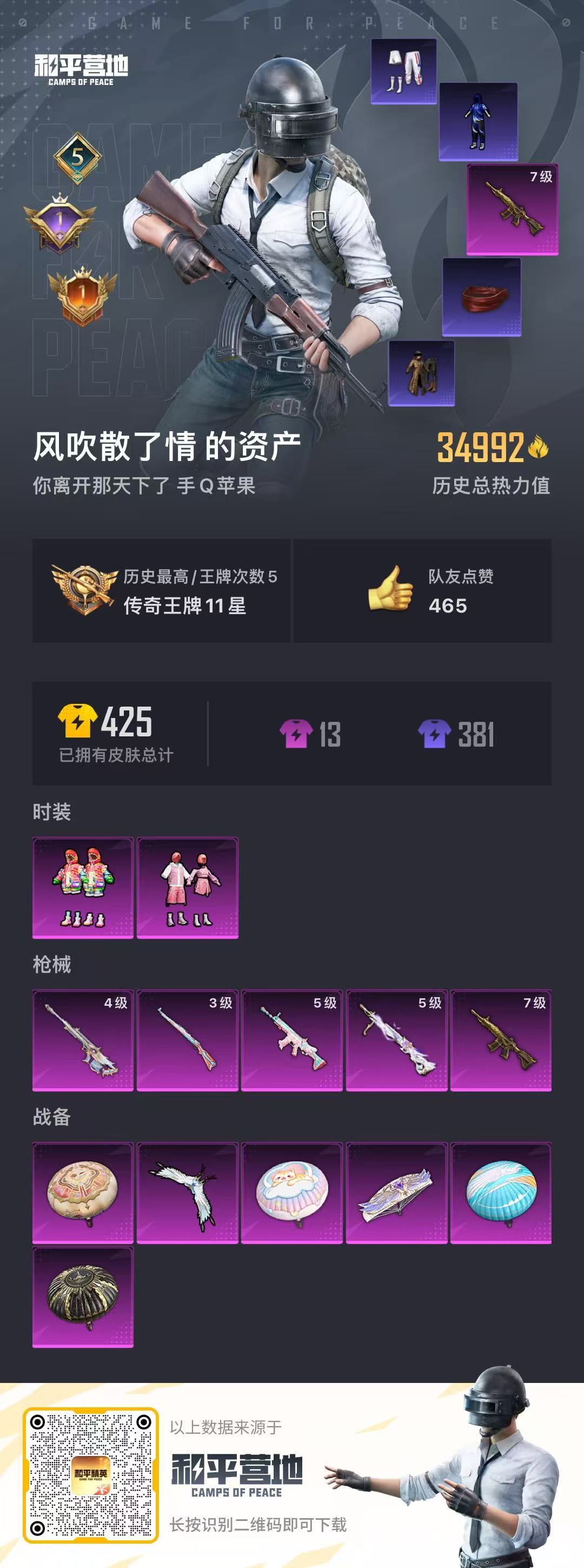 HPSJ3305639和平精英账号详情图3 HPSJ3305639和平精英账号详情图3