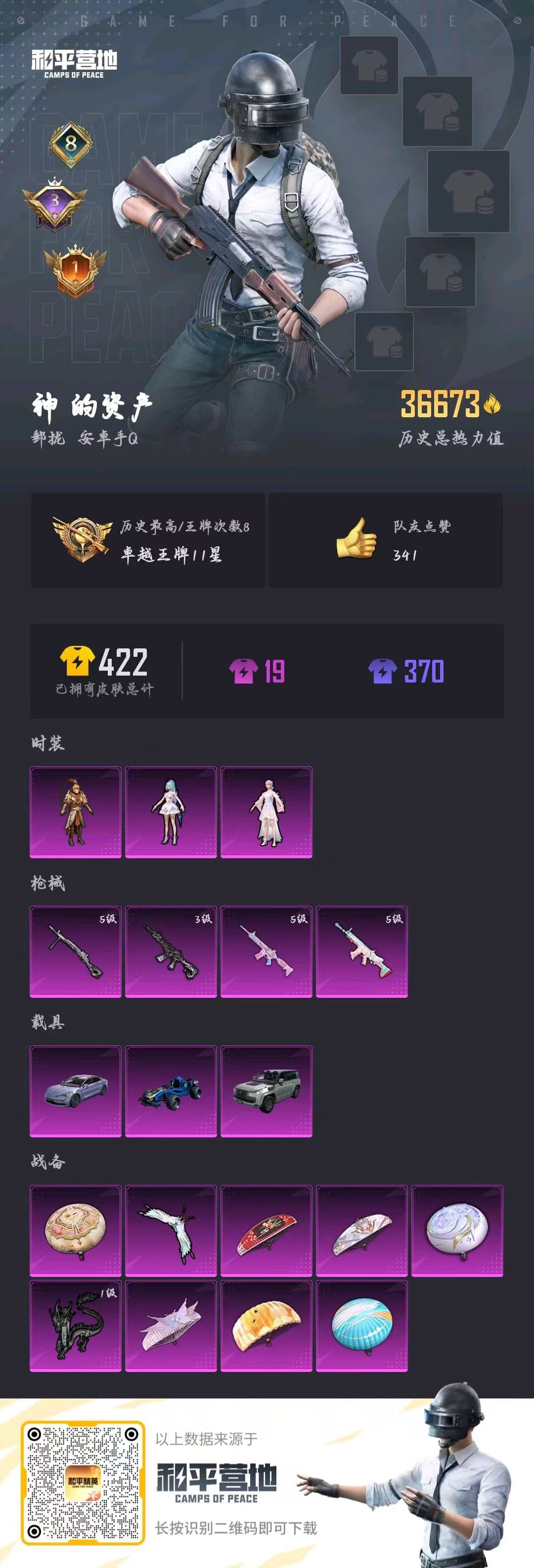 HPYHW3320562和平精英账号详情图6 HPYHW3320562和平精英账号详情图6