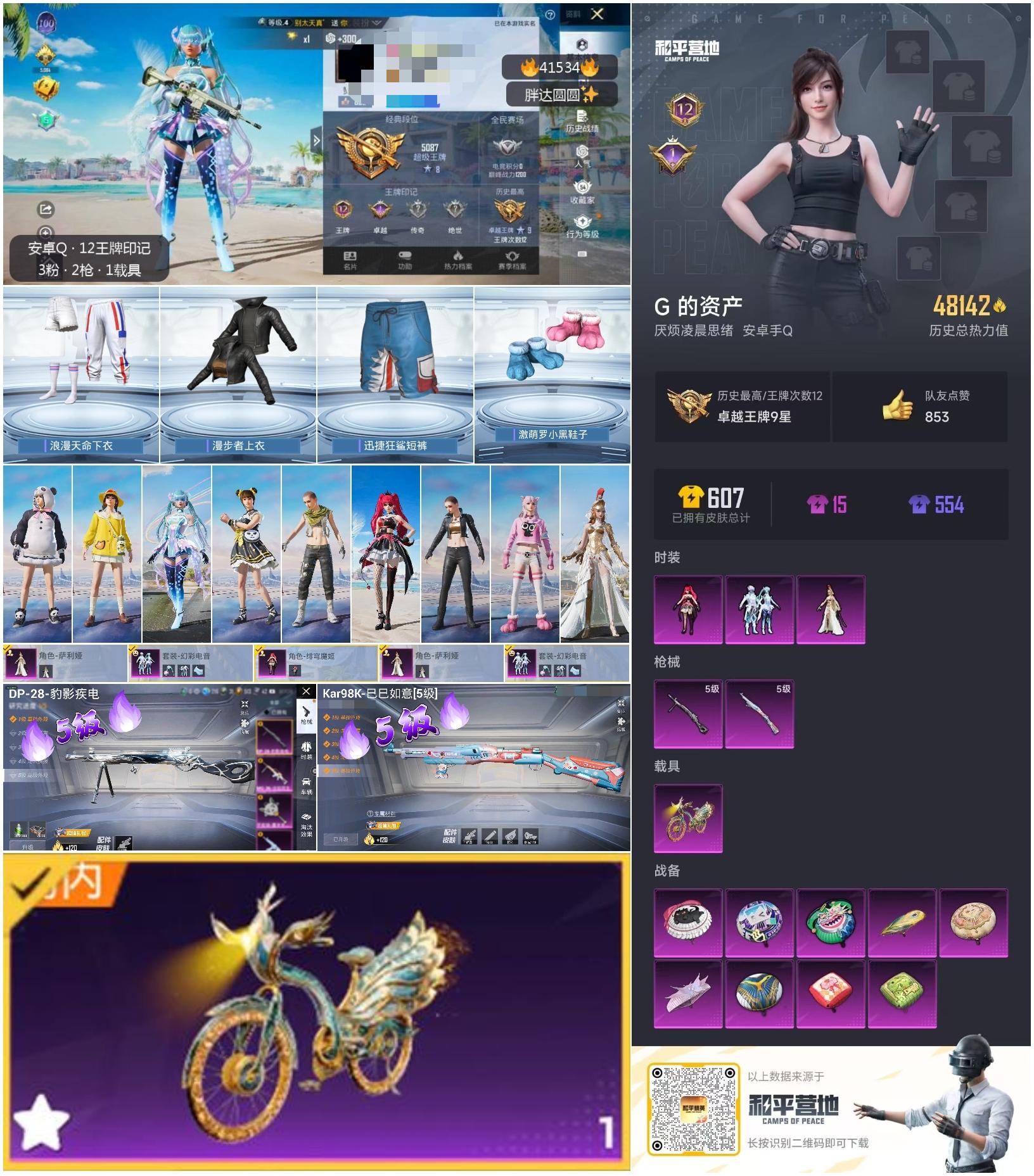 HPSJ3322860和平精英账号详情图3