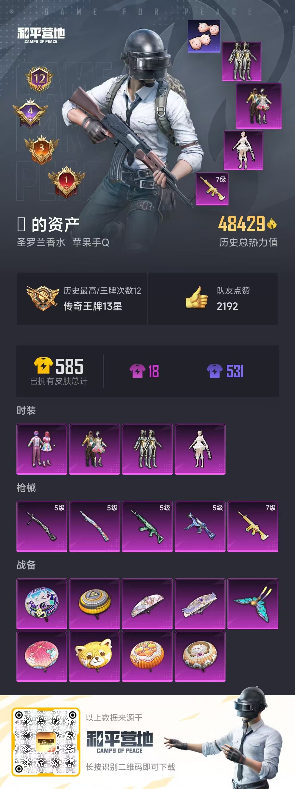 HPSJ3328720和平精英账号详情图4 HPSJ3328720和平精英账号详情图4