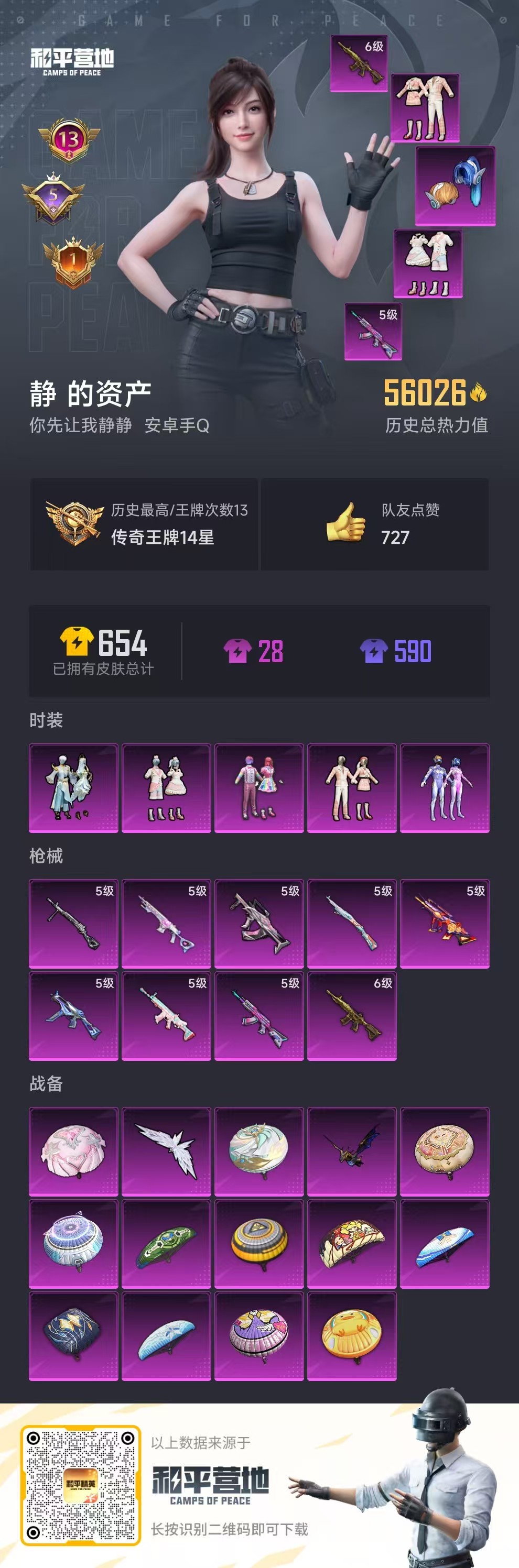 HPSJ3328756和平精英账号详情图4