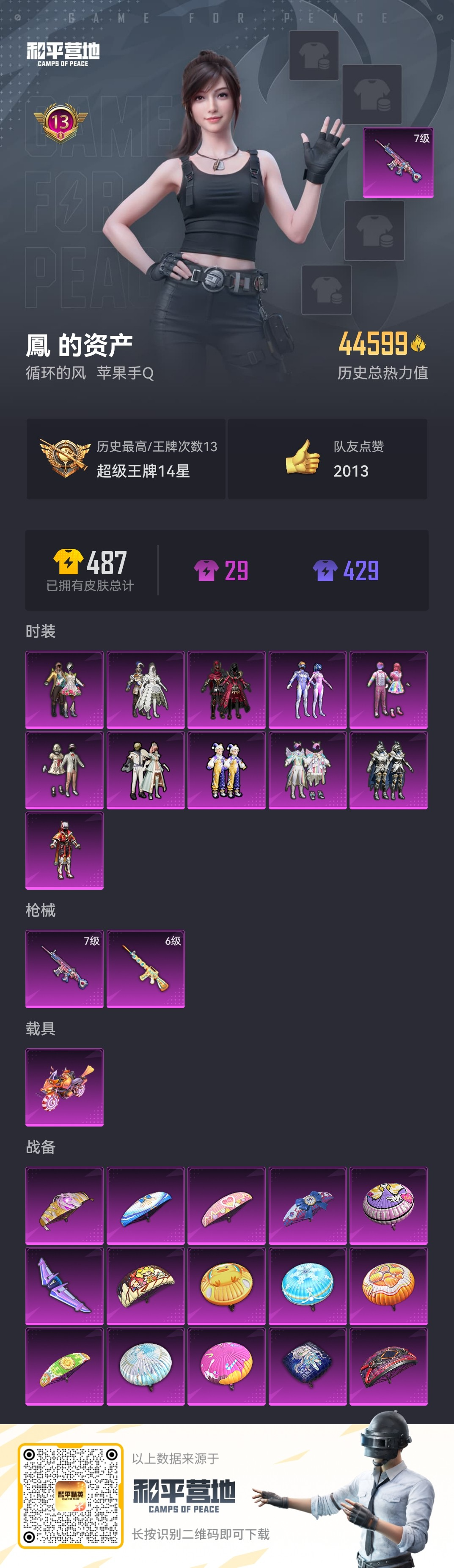 HPSJ3327205和平精英账号详情图4