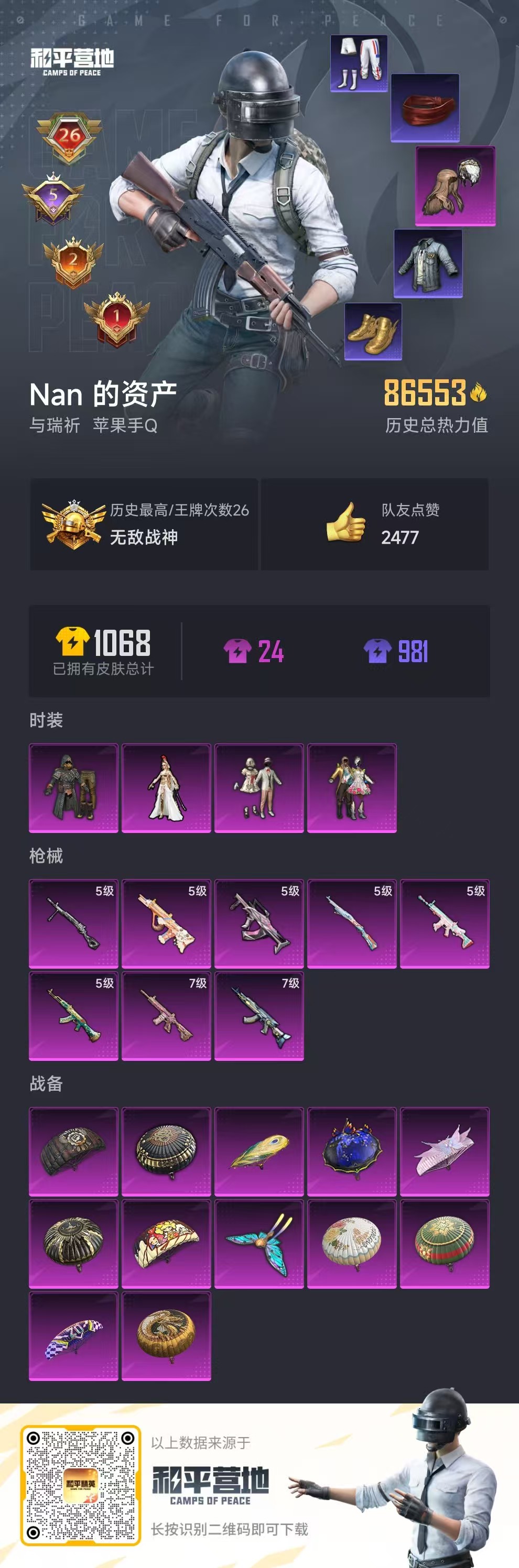 HPSJ3329894和平精英账号详情图3