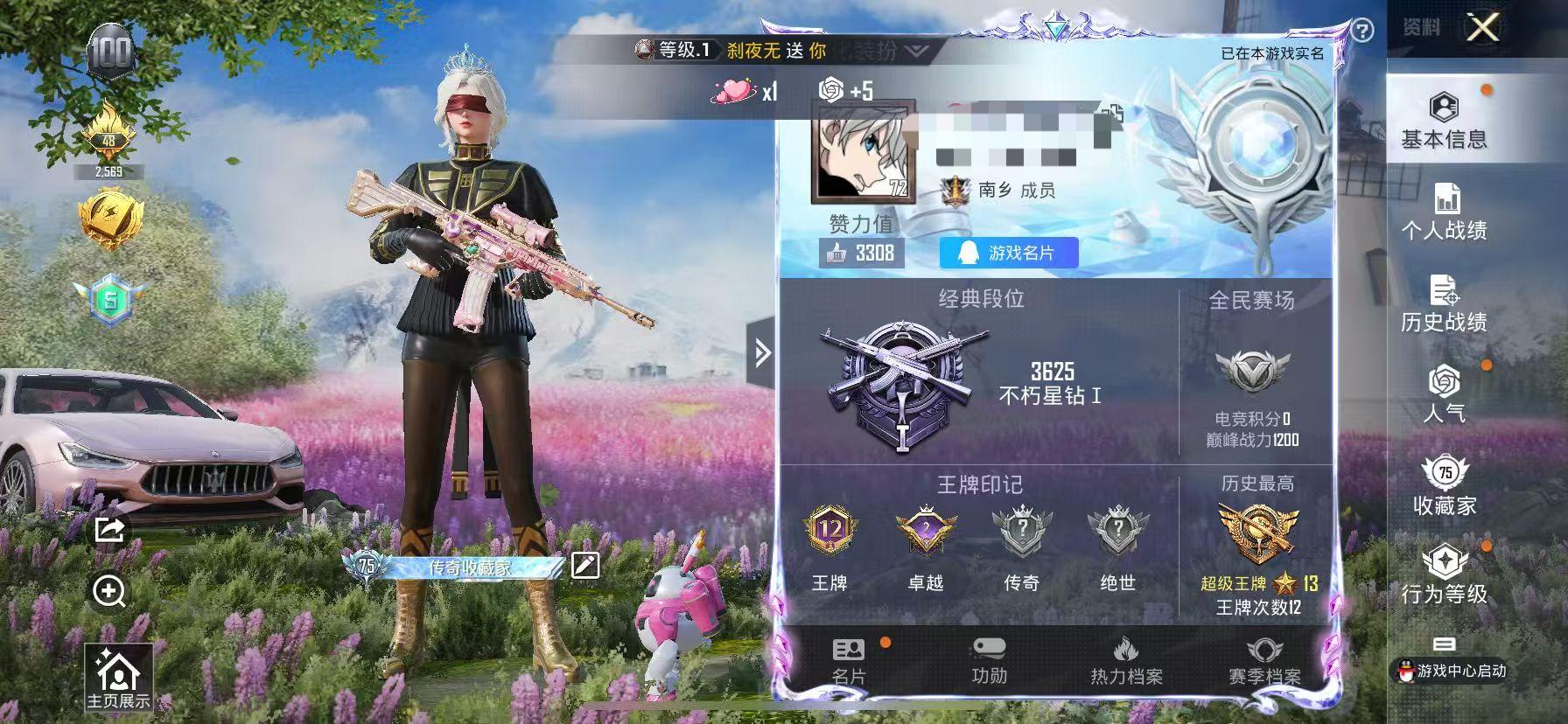HPSJ3327677和平精英账号详情图2
