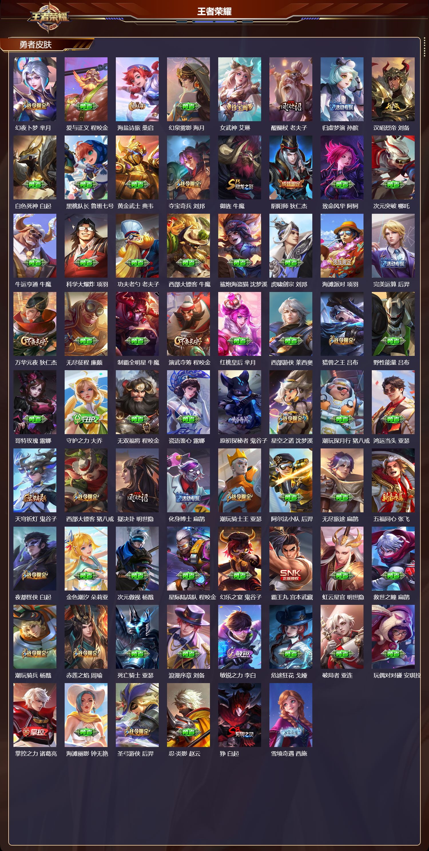 WZCMW3325329王者荣耀账号详情图5