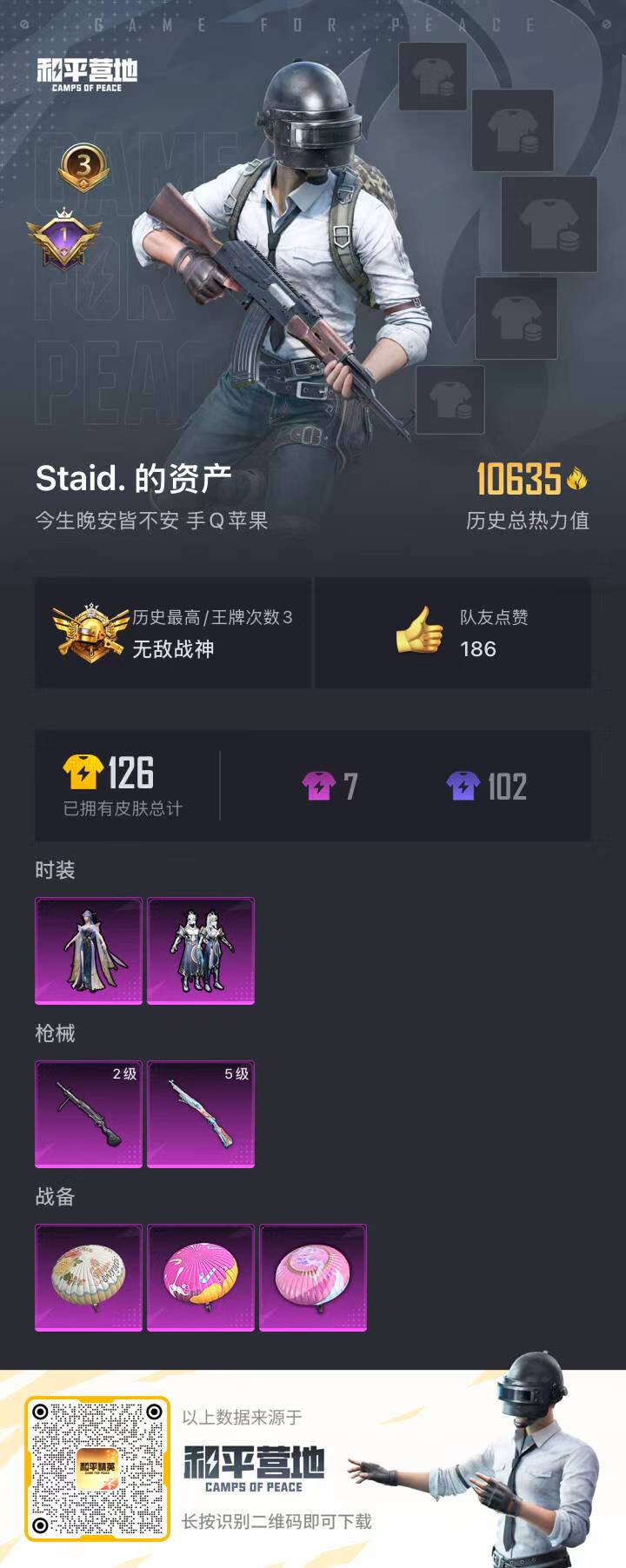 HPSJ3327662和平精英账号详情图3 HPSJ3327662和平精英账号详情图3
