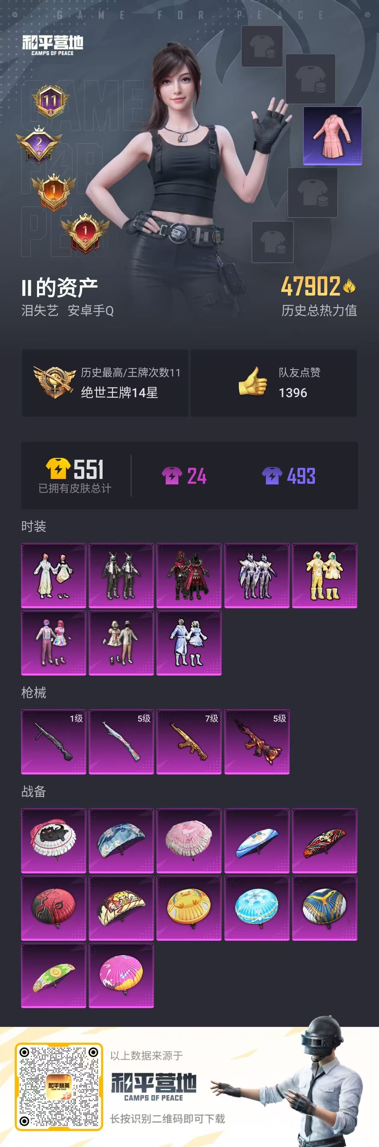 HPSJ3329827和平精英账号详情图4