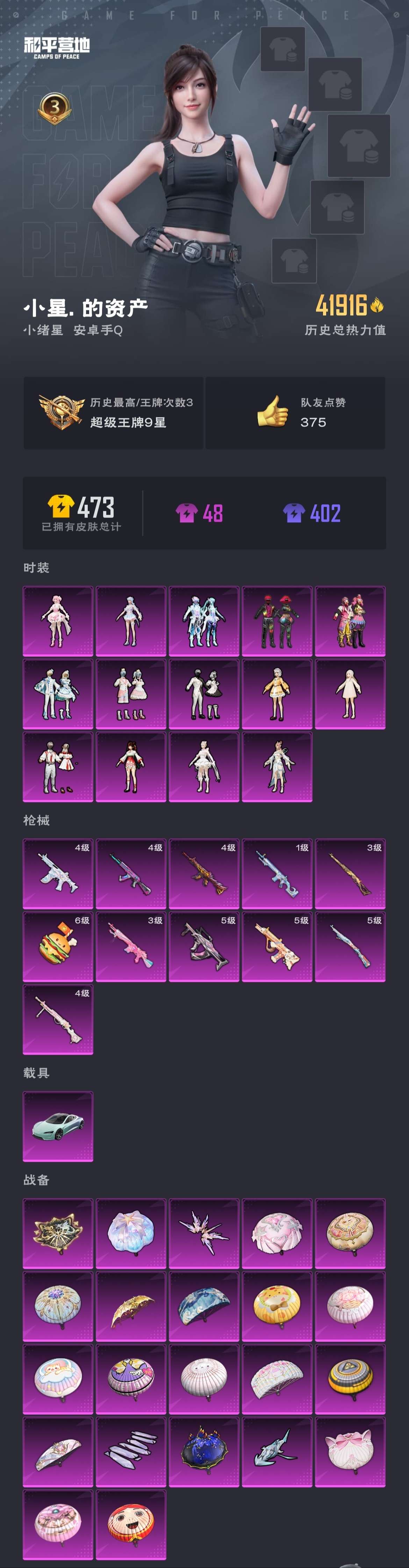 HPZM3328655和平精英账号详情图2 HPZM3328655和平精英账号详情图2