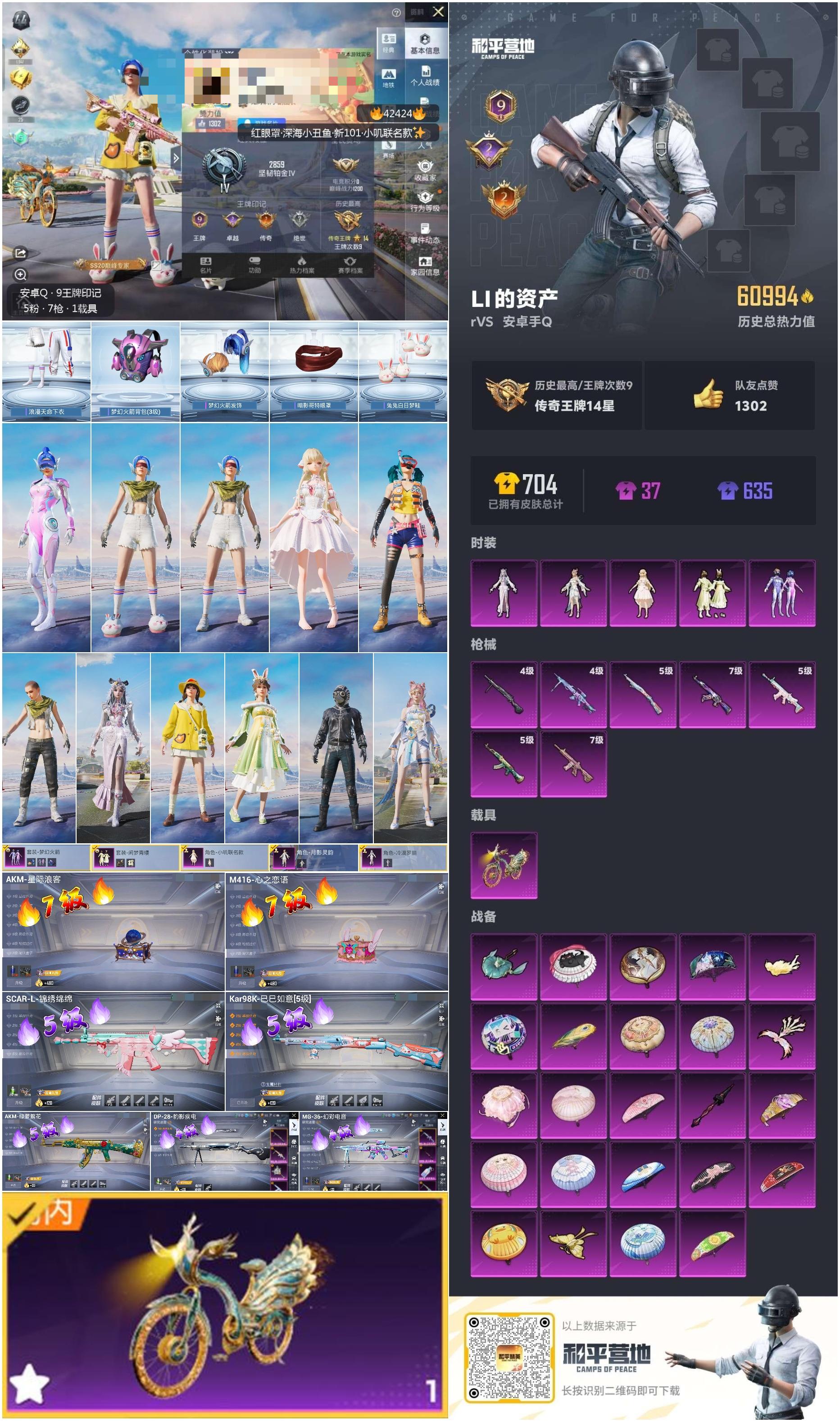 HPSJ3328603和平精英账号详情图3
