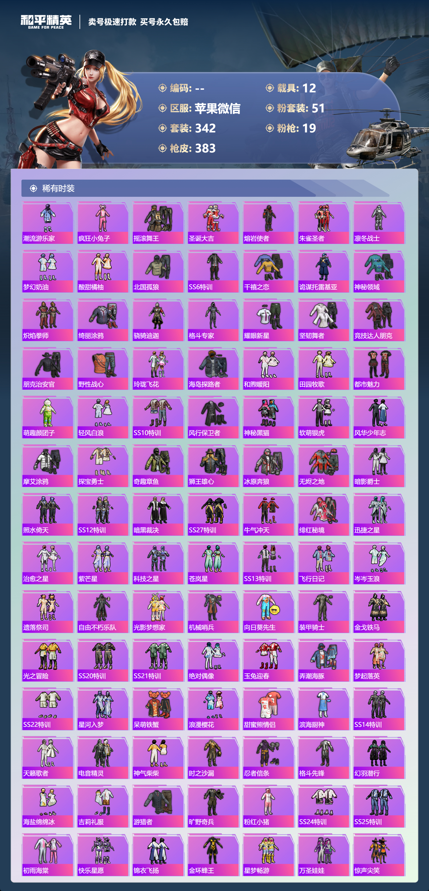 HPCMW467415和平精英账号详情图5