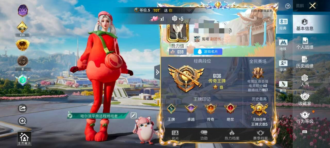 HPSJ3331585和平精英账号详情图2