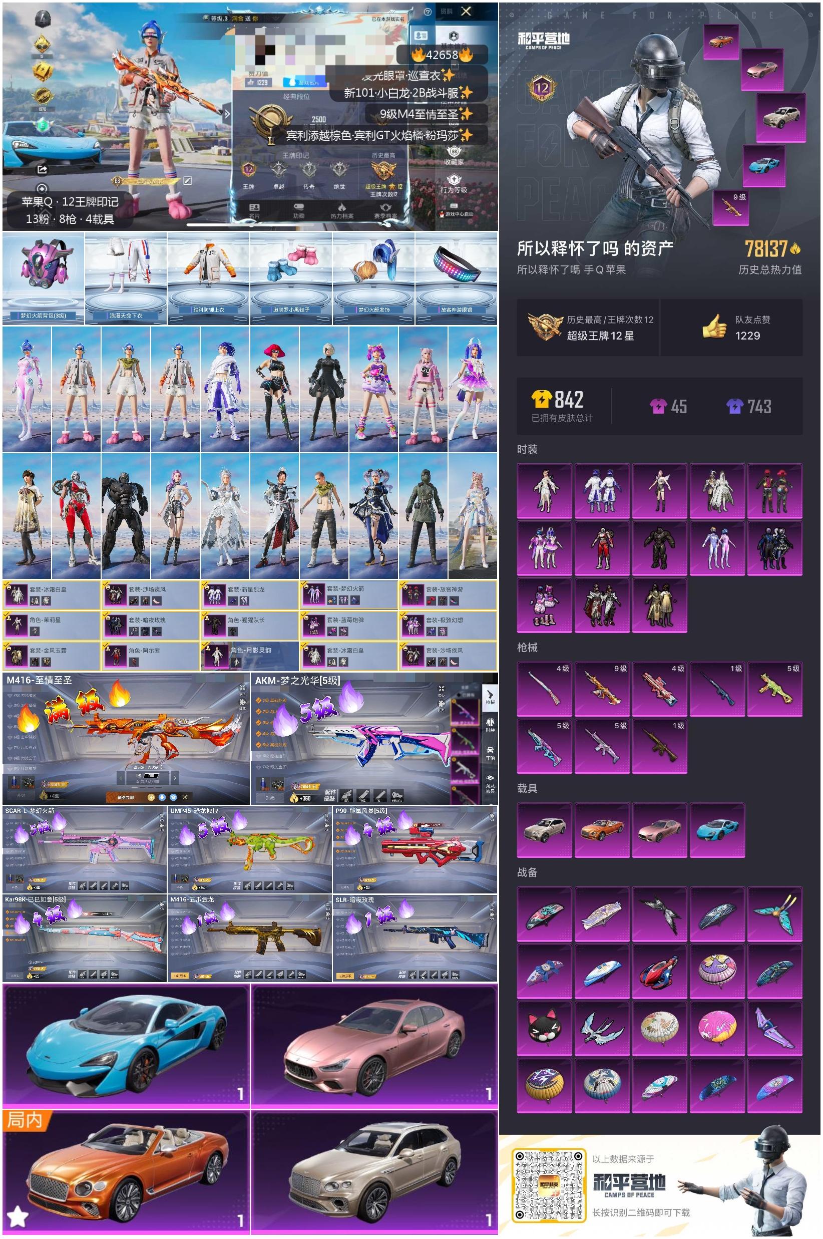 HPSJ3330108和平精英账号详情图3