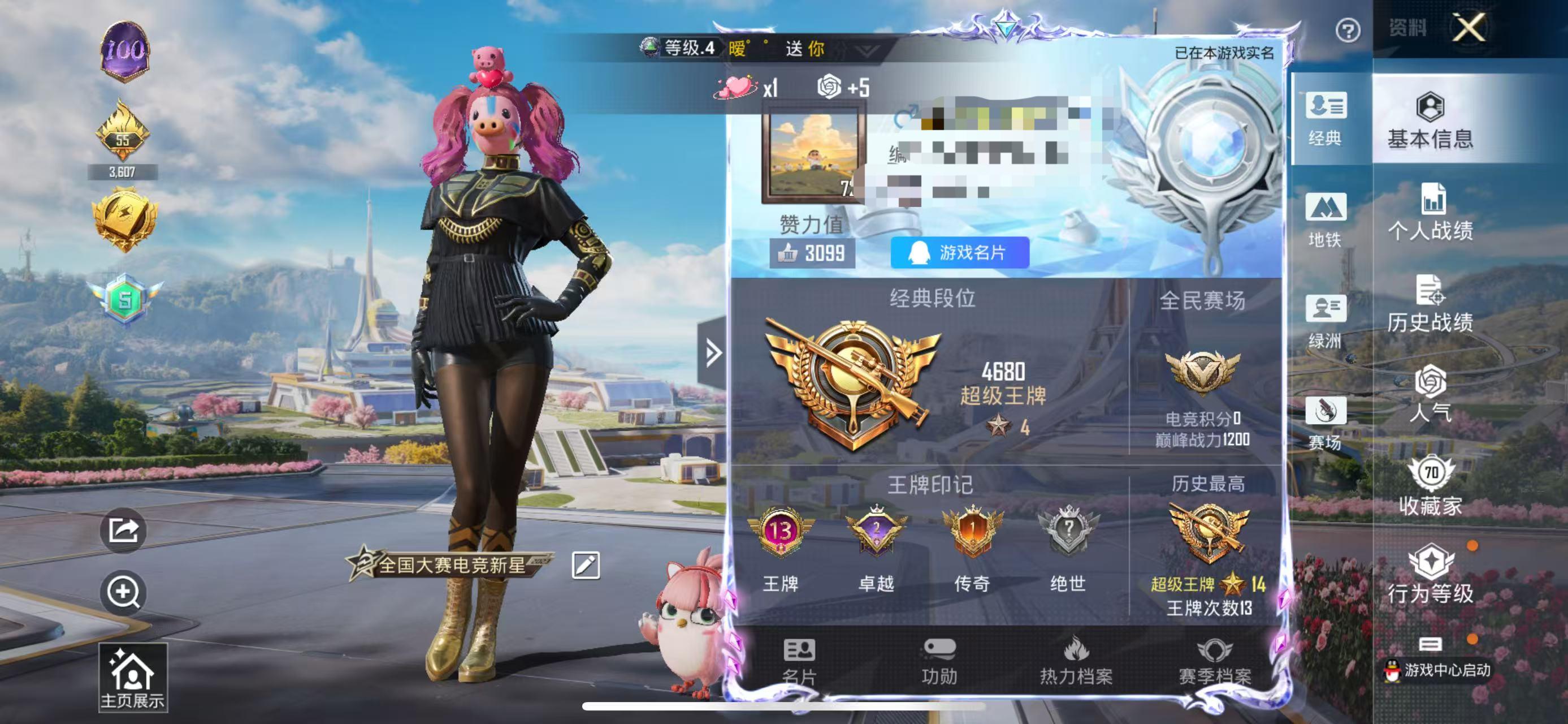 HPSJ3329086和平精英账号详情图4