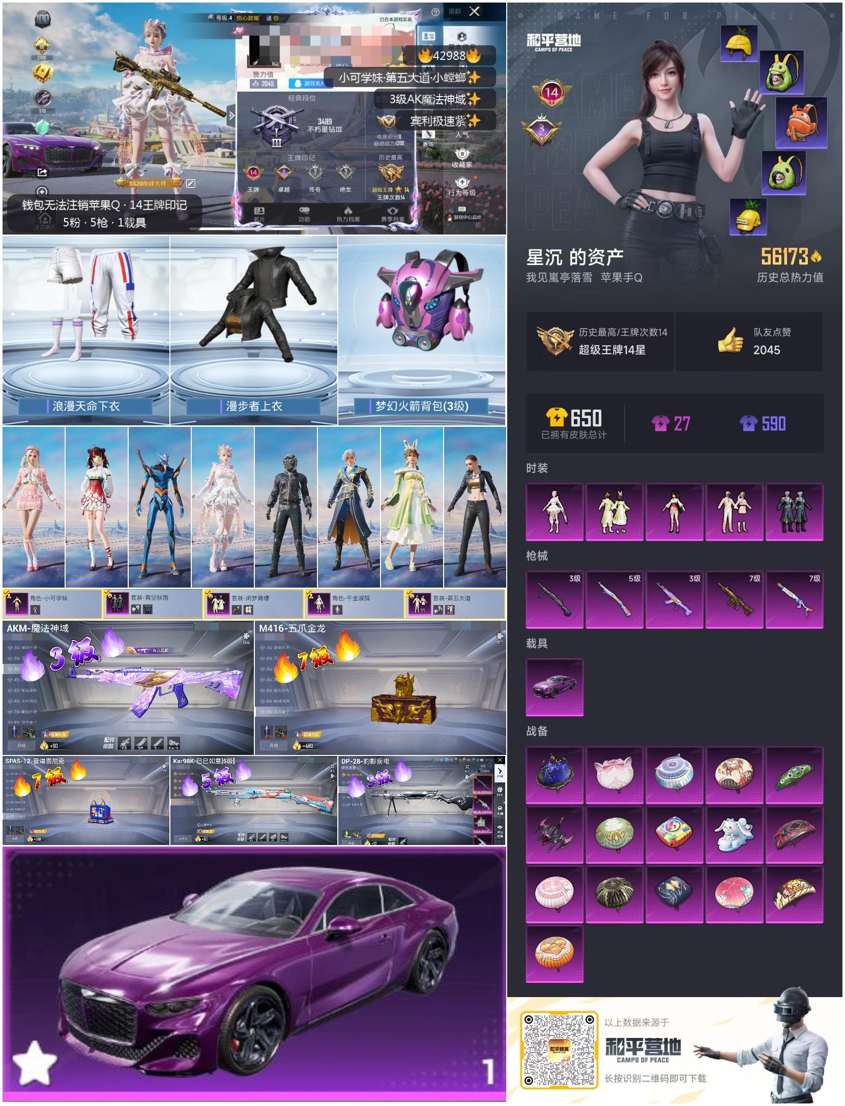 HPSJ3331715和平精英账号详情图2