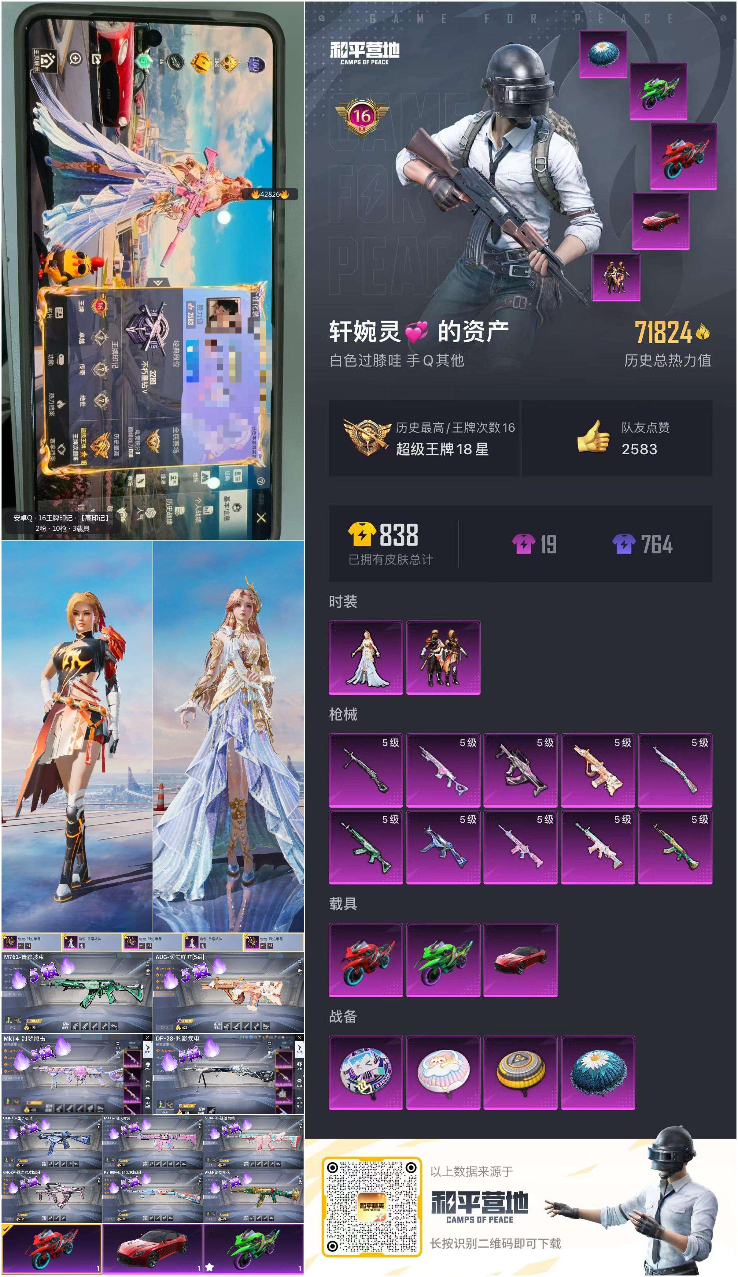 HPSJ3331070和平精英账号详情图4