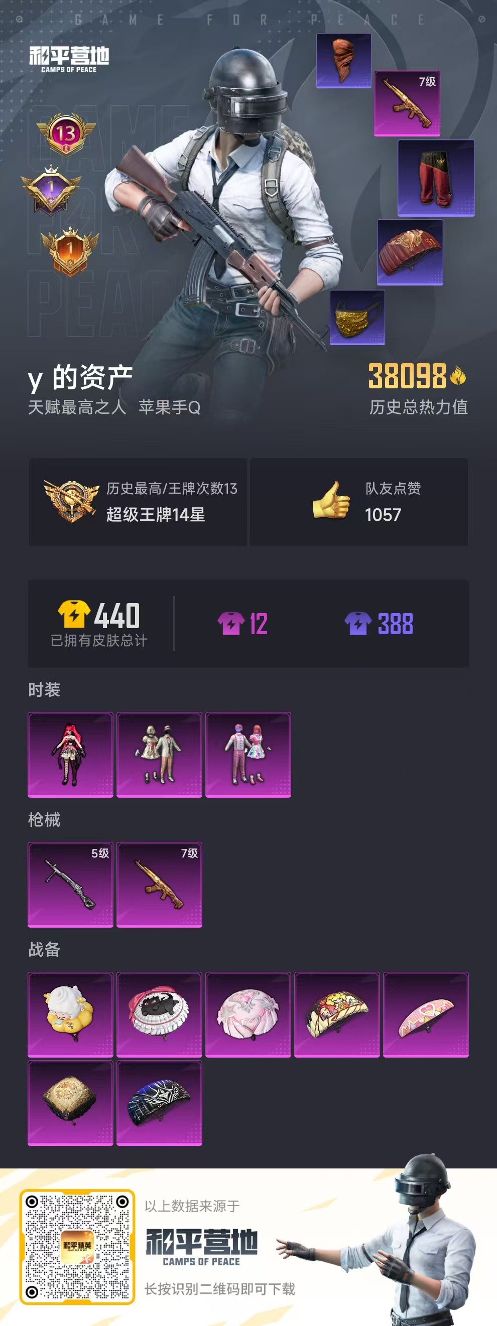 HPSJ3331624和平精英账号详情图4 HPSJ3331624和平精英账号详情图4