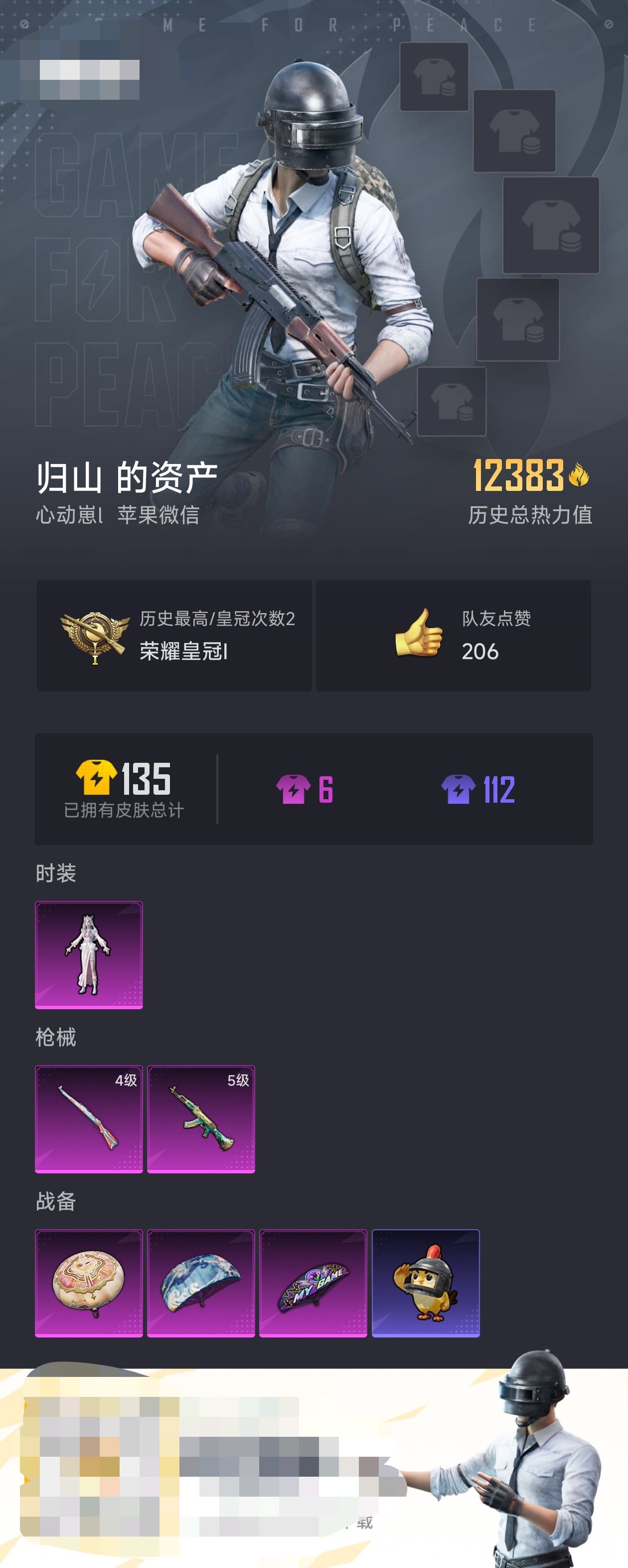 HPZM3332786和平精英账号详情图2