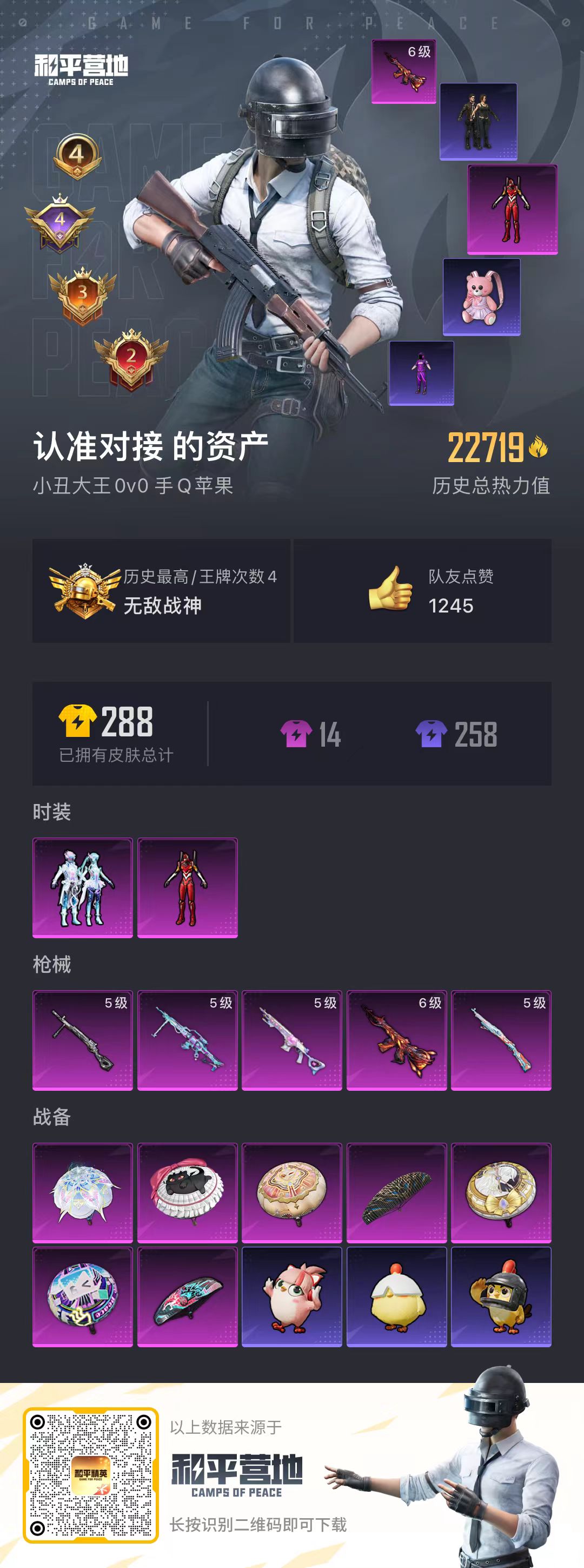 HPSJ3334103和平精英账号详情图3