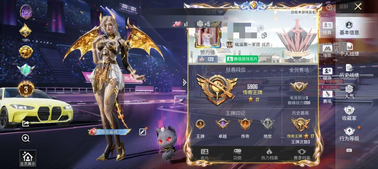HPSJ3332357和平精英账号详情图2