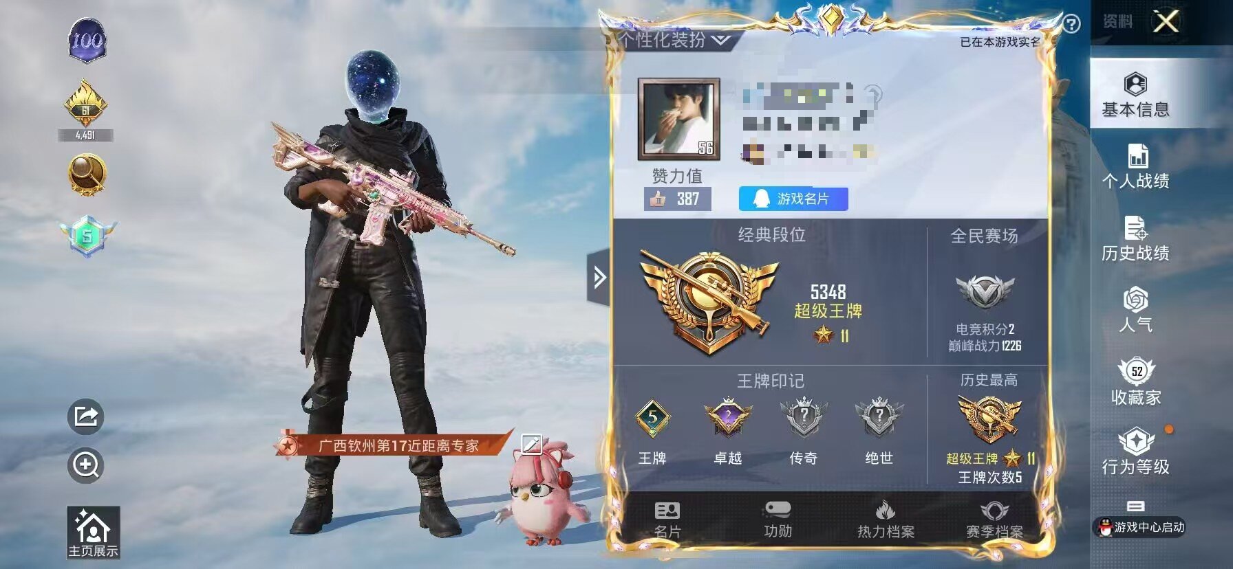 HPSJ3321461和平精英账号详情图3 HPSJ3321461和平精英账号详情图3